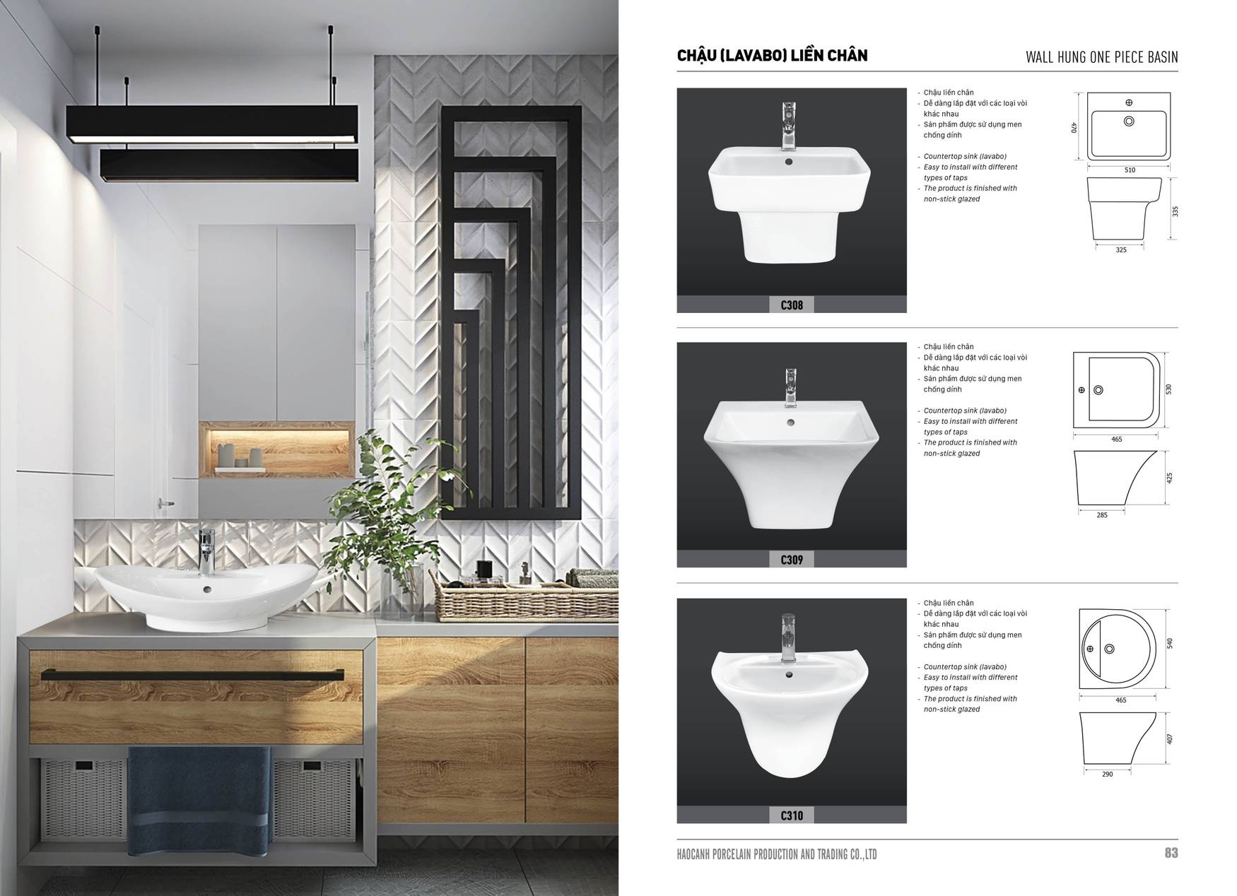 Thiết bị vệ sinh Hảo Cảnh HC Catalogue và Bảng giá 2025 /Page 42
